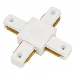 Conector X Carril Monofásico Blanco