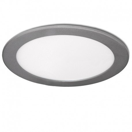 Placa de LEDs Circular  192Mm 15W 1170Lm 30.000H Plata