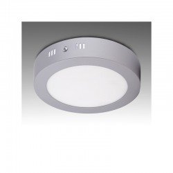 Plafón LED Circular Cromado Ø169Mm 12W 930Lm 30.000H