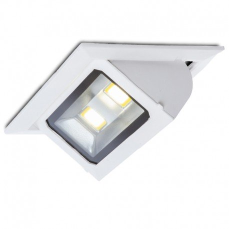 Foco Downlight  LED Rectangular Basculante COB 40W 3600Lm 30.000H