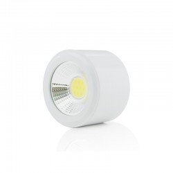 Foco Downlight  LED de Superficie COB Circular Blanco Ø68Mm 5W 450Lm 30.000H