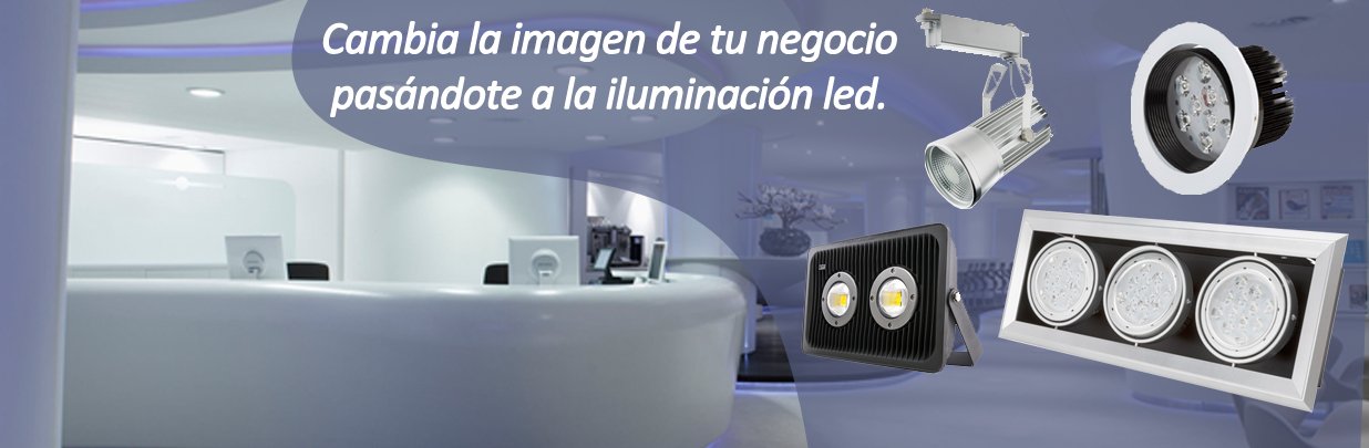 iluminación tiendas